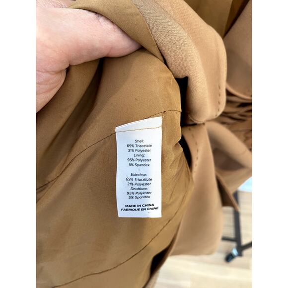 Cinq a Sept Dani Fringe Blazer in Cinnamon size 00 - Picture 4 of 6